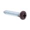 Prime-Line Sheet Metal Screw, Self-Tap Pan Head Phil Dr No. 8 X 1in Zinc Pl Steel Black Head 25PK 9154779 - alternate 1